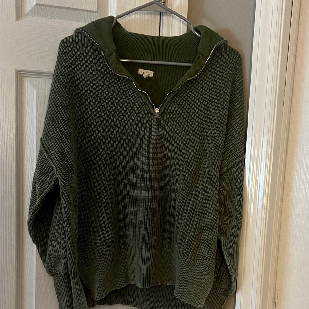 Aerie Olive Green Sweater